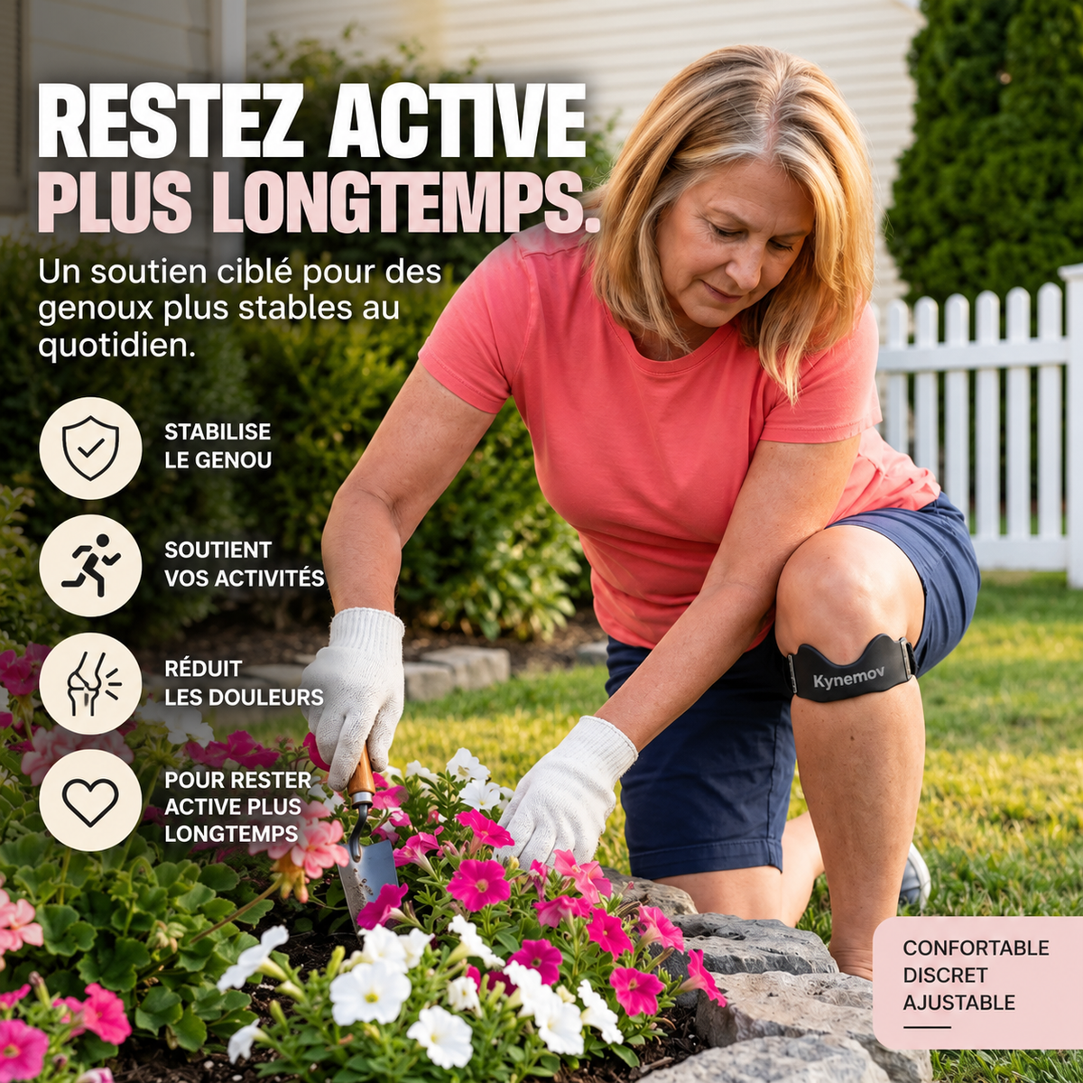 Sangle rotulienne – Maintien & stabilité du genou