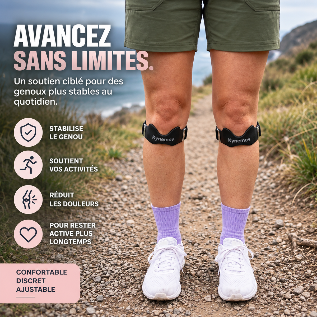 Sangle rotulienne – Maintien & stabilité du genou
