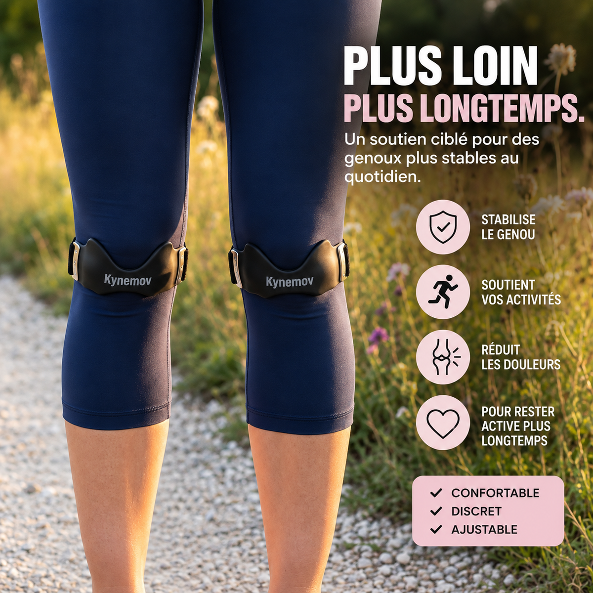 Sangle rotulienne – Maintien & stabilité du genou