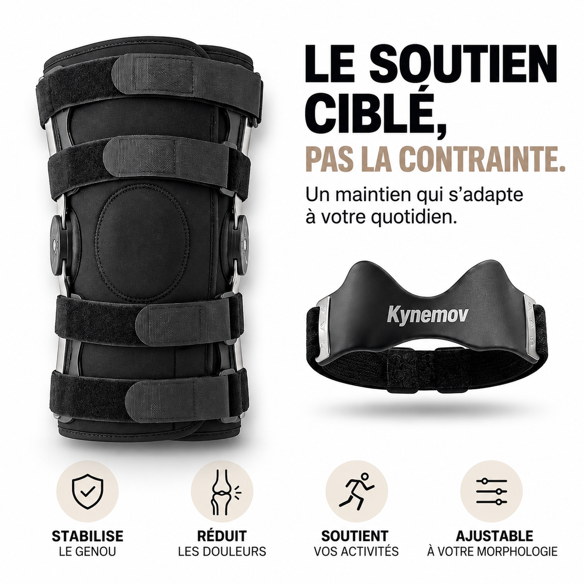 Sangle rotulienne – Maintien & stabilité du genou